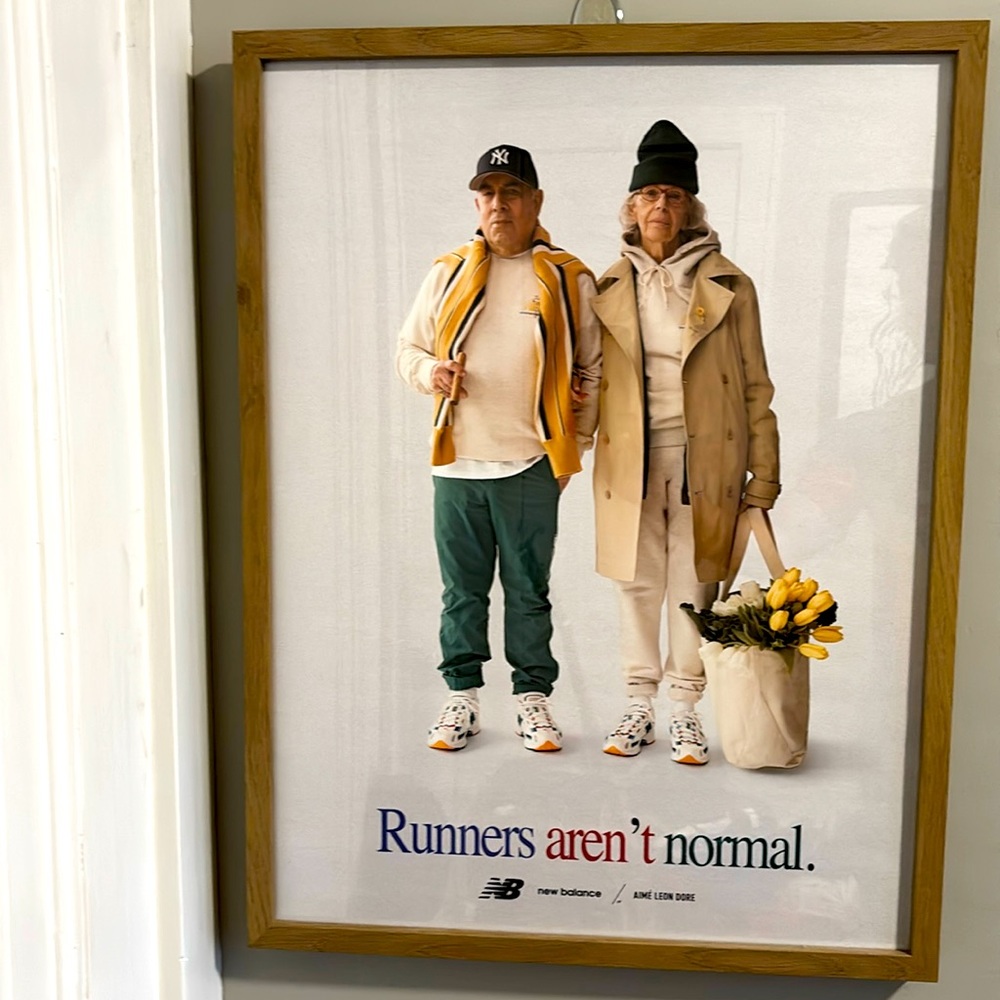 ALD x New Balance “Runners aren’t normal” poster
